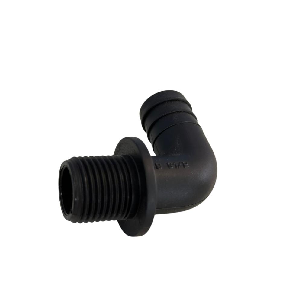 Espiga 90° 19MM Com Rosca Macho 1/2"