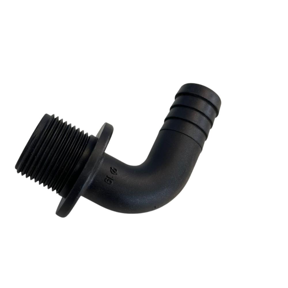 Espiga 90° 19MM Com Rosca Macho 3/4"