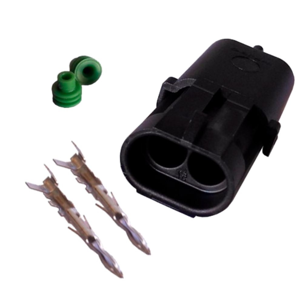 Kit Conector 02 Vias Fêmea (Delphi)