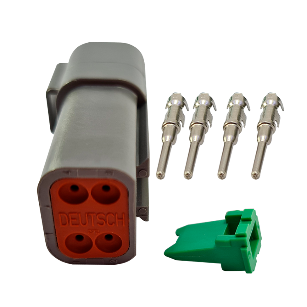 Kit Conector 04 Vias Fêmea DT04 (Deutsch)