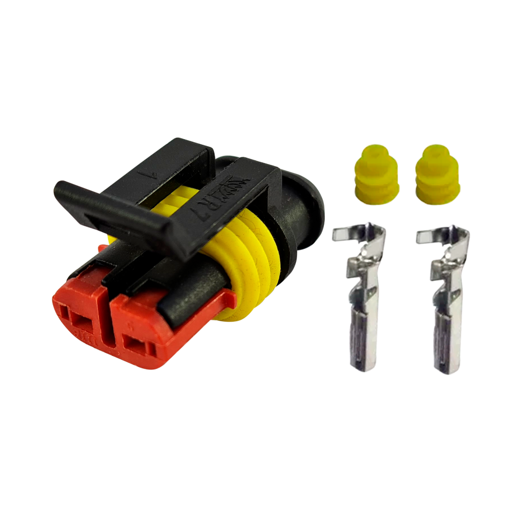 Kit Conector 2 Vias Macho (Superseal)