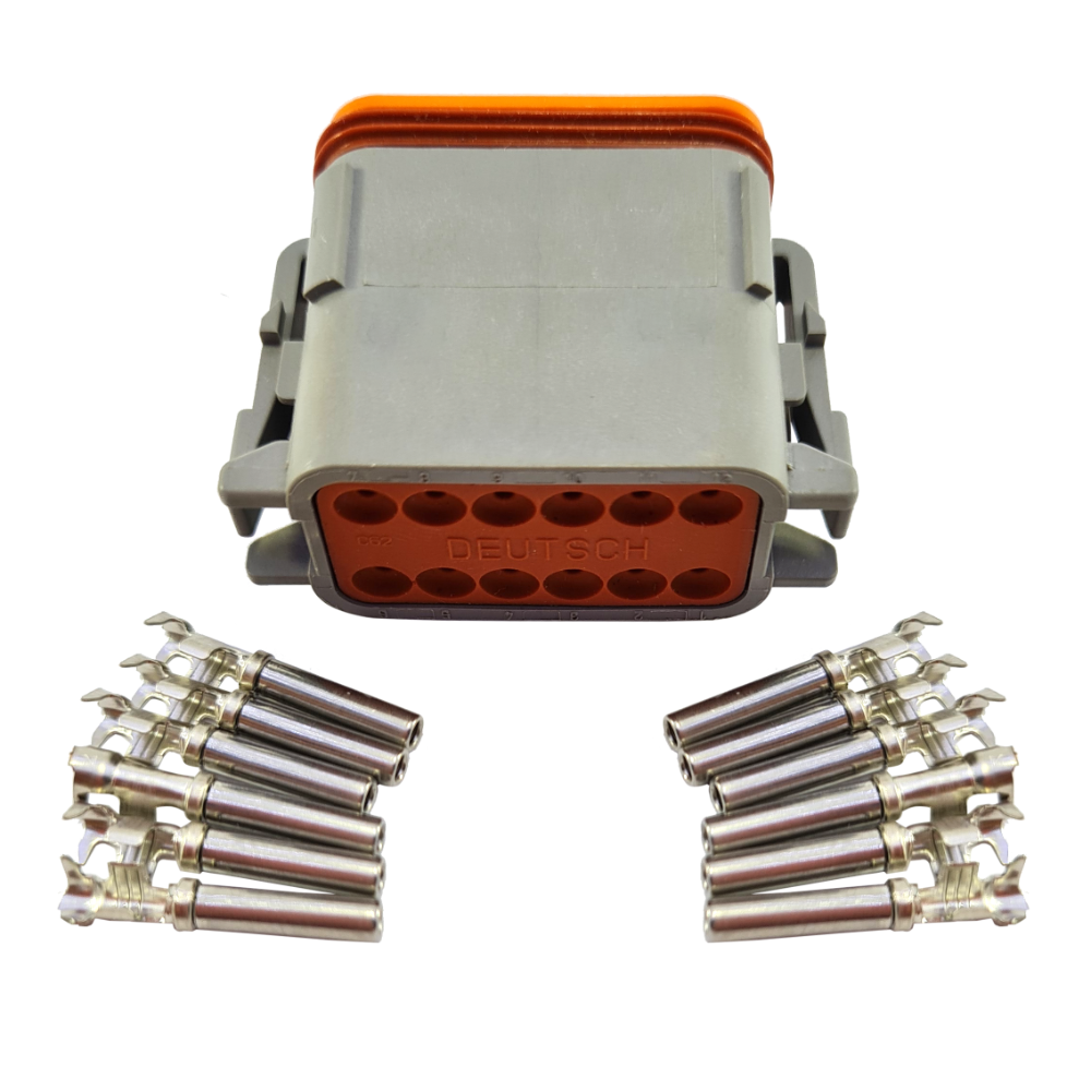 Kit Conector 12 Vias Macho DT06-12S (Deut...